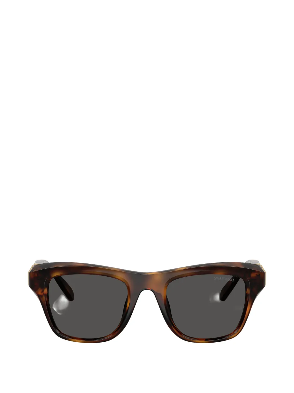 Swarovski crystal-embellished rectangle-frame sunglasses - Marron Swarovski crystal-embellished rectangle-frame sunglasses - Marron