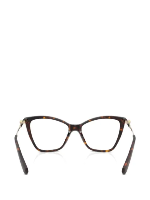 Swarovski tortoiseshell cat-eye glasses