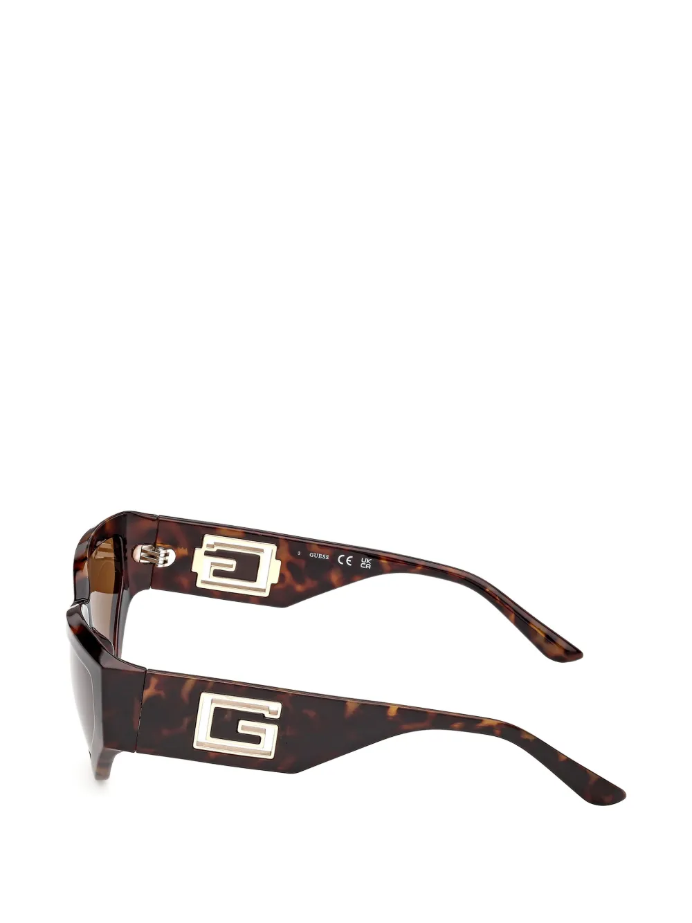 GUESS EYEWEAR Zonnebril met cat-eye montuur Bruin