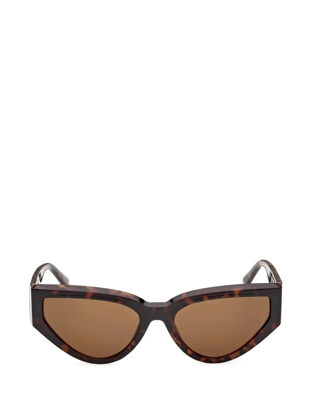 GUESS EYEWEAR tortoiseshell-effect cat-eye sunglasses - Marrone
