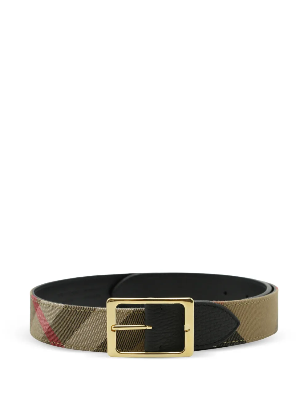 Burberry Check-print buckle-fastening belt