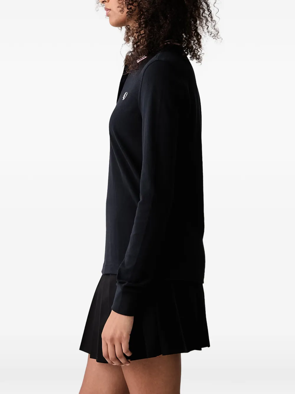 Fred Perry Poloshirt met lange mouwen Blauw