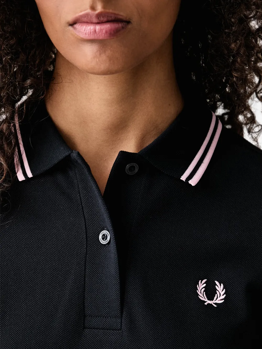 Fred Perry Poloshirt met lange mouwen Blauw