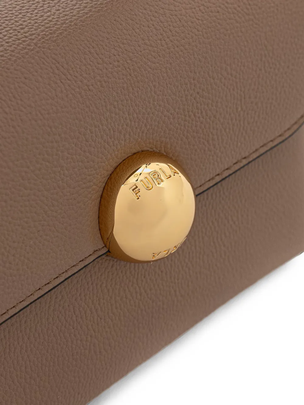 Furla Mini Moonlight leren shopper Bruin