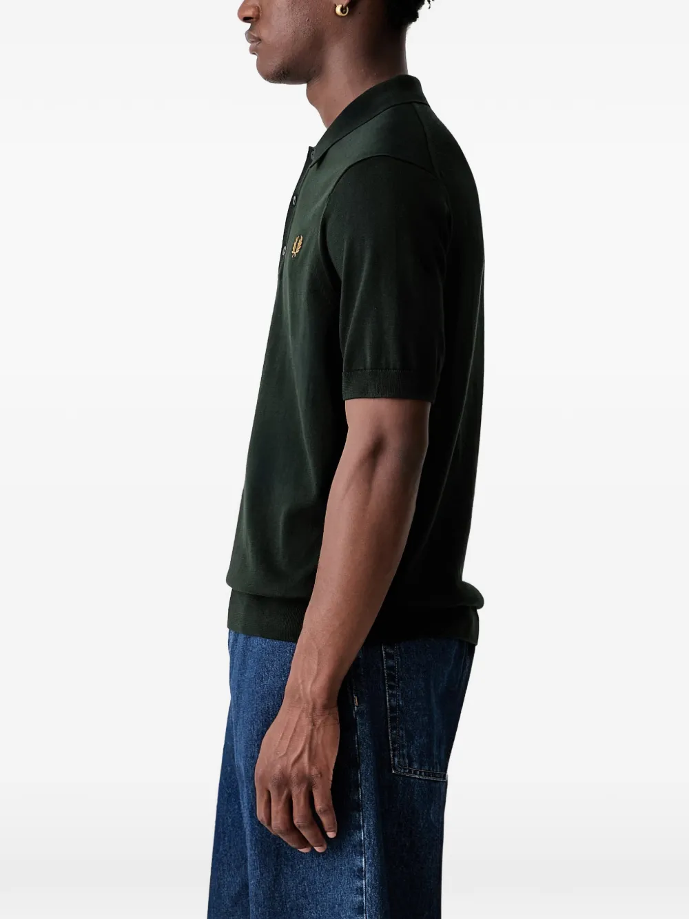 Fred Perry Katoenen poloshirt Groen