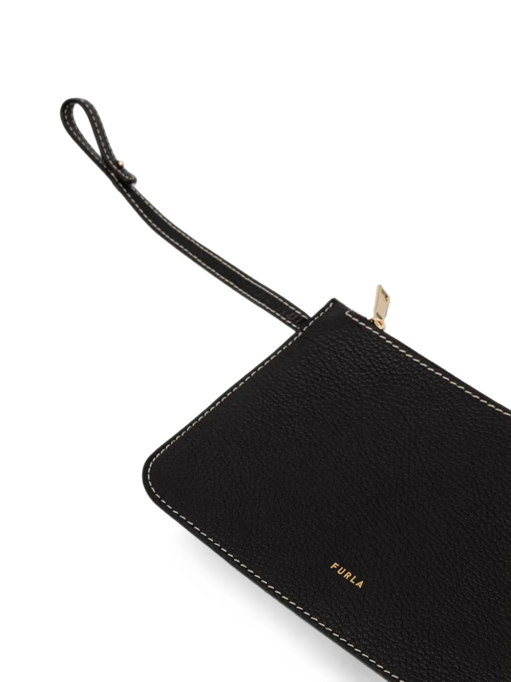 Furla Leren shopper Zwart