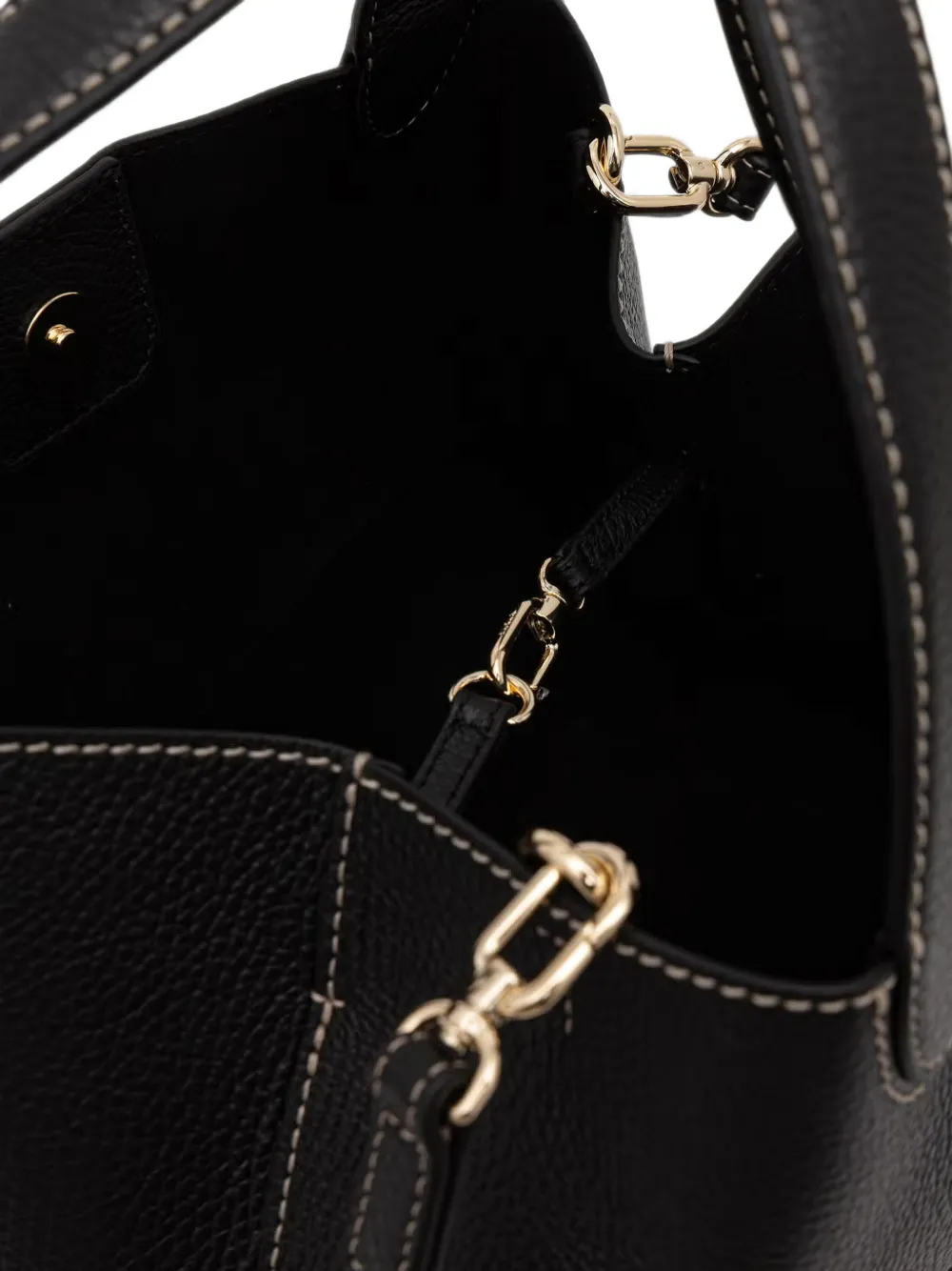 Furla Leren shopper Zwart