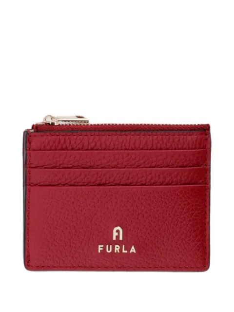 Furla tarjetero con placa del logo