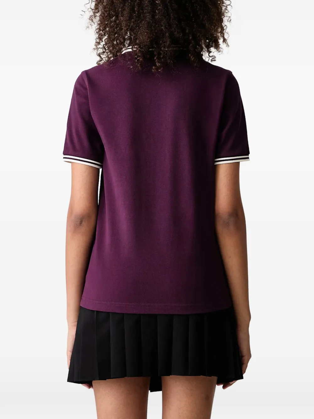 Fred Perry twin-tipped polo shirt Paars