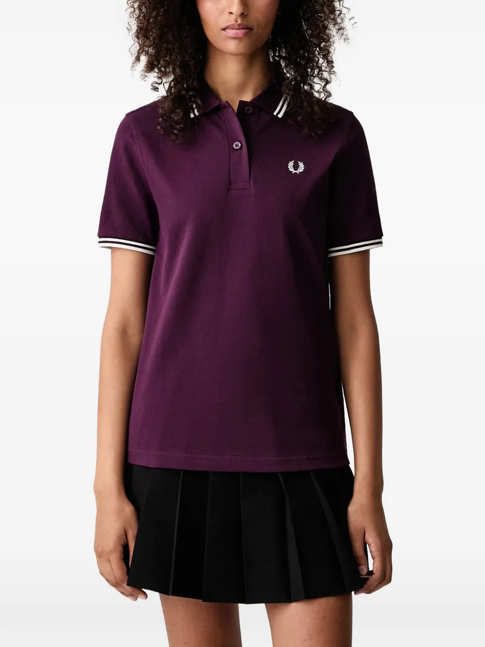 Fred Perry twin-tipped polo shirt - Viola