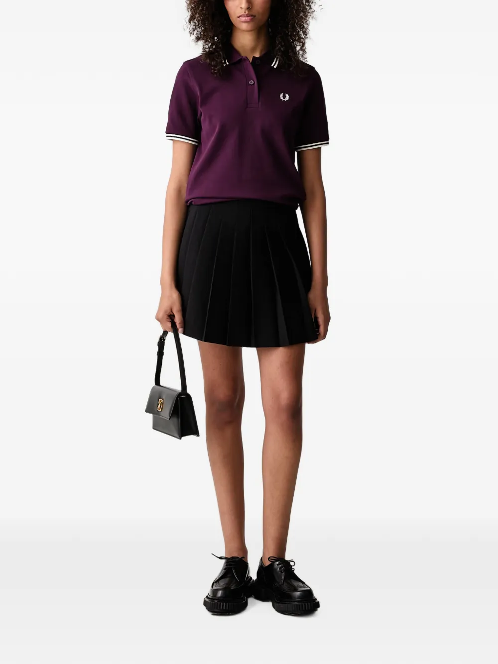Fred Perry twin-tipped polo shirt Paars