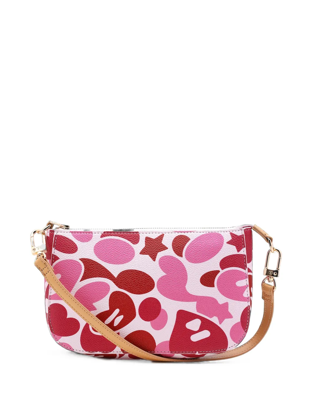 APEE™ by *A BATHING APE Clutch met camouflageprint Roze