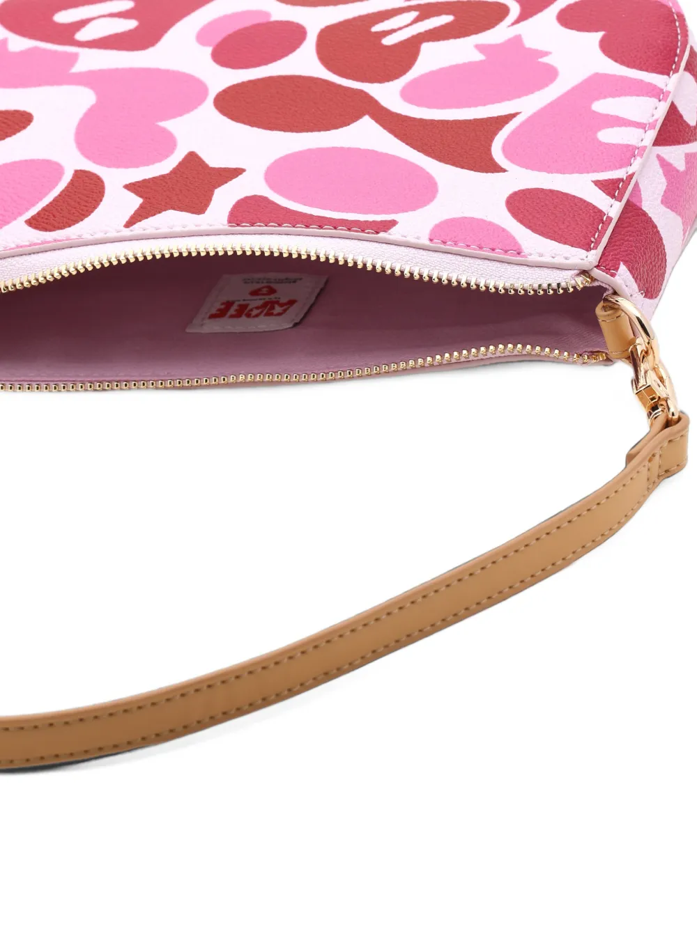 APEE™ by *A BATHING APE Clutch met camouflageprint Roze