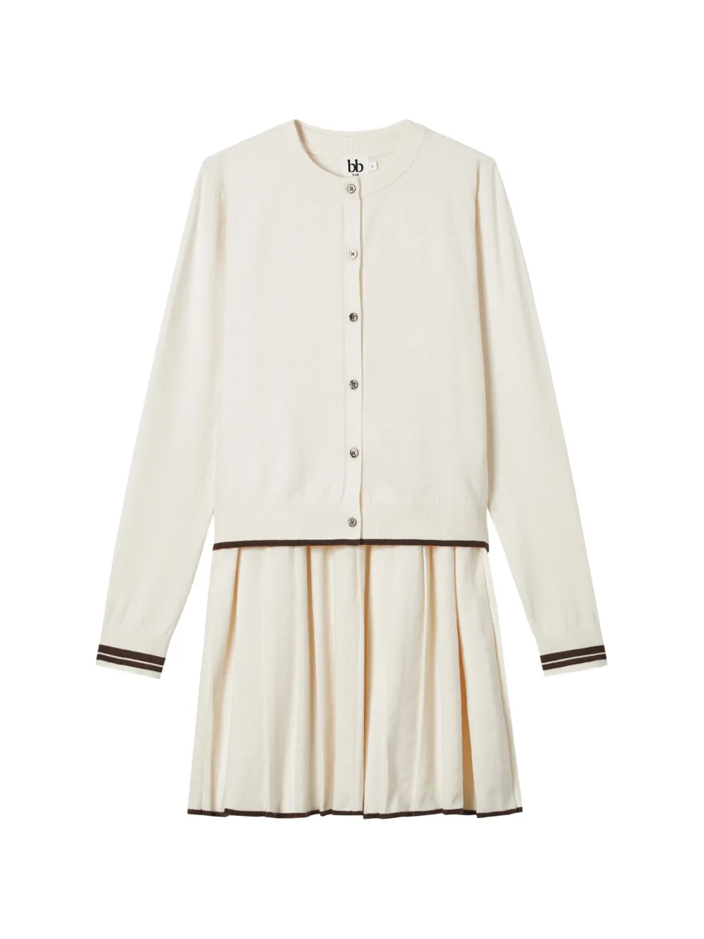 b+ab belted cardigan and mini dress set