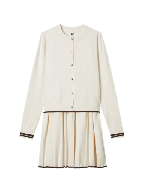 b+ab belted cardigan and mini dress set