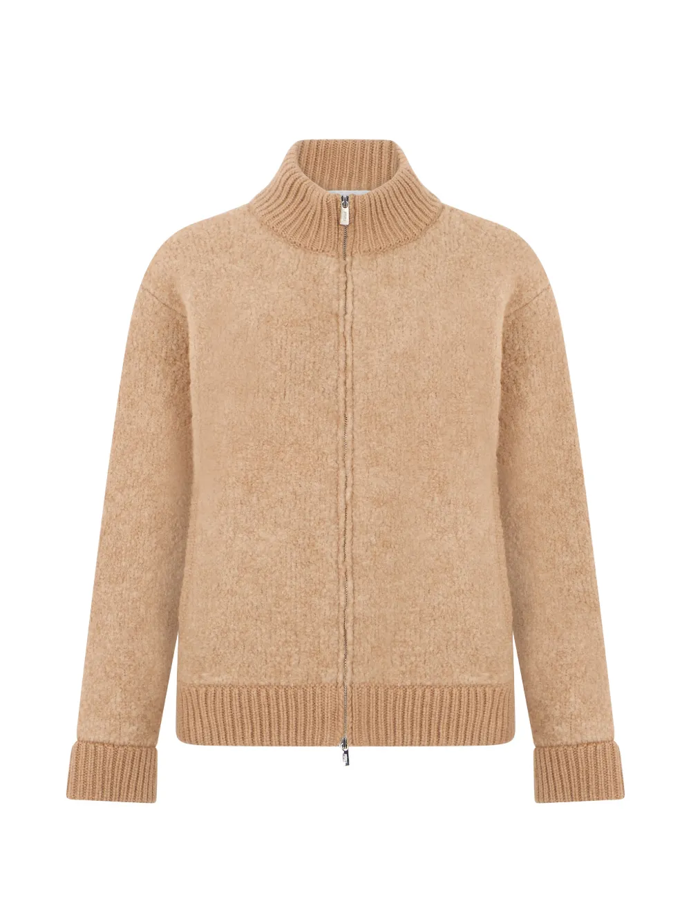 Fedeli zip-up high-neck cardigan