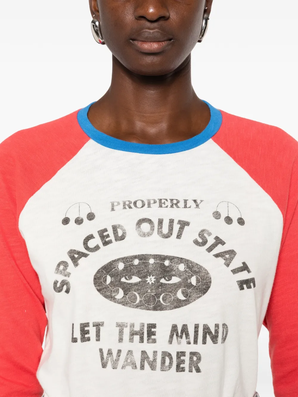 MOTHER The Vintage Sporty Concert T-shirt met grafische print Wit