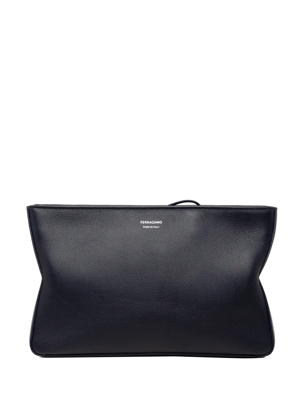 Ferragamo Pre-Owned pochette Soft Pouch en cuir (2010-2026) - Bleu Ferragamo Pre-Owned pochette Soft Pouch en cuir (2010-2026) - Bleu
