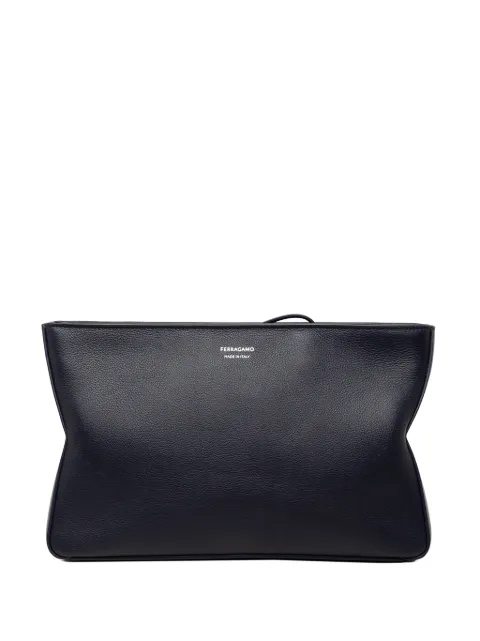 Ferragamo Pre-Owned 2010-2026 Leather Soft Pouch clutch bag