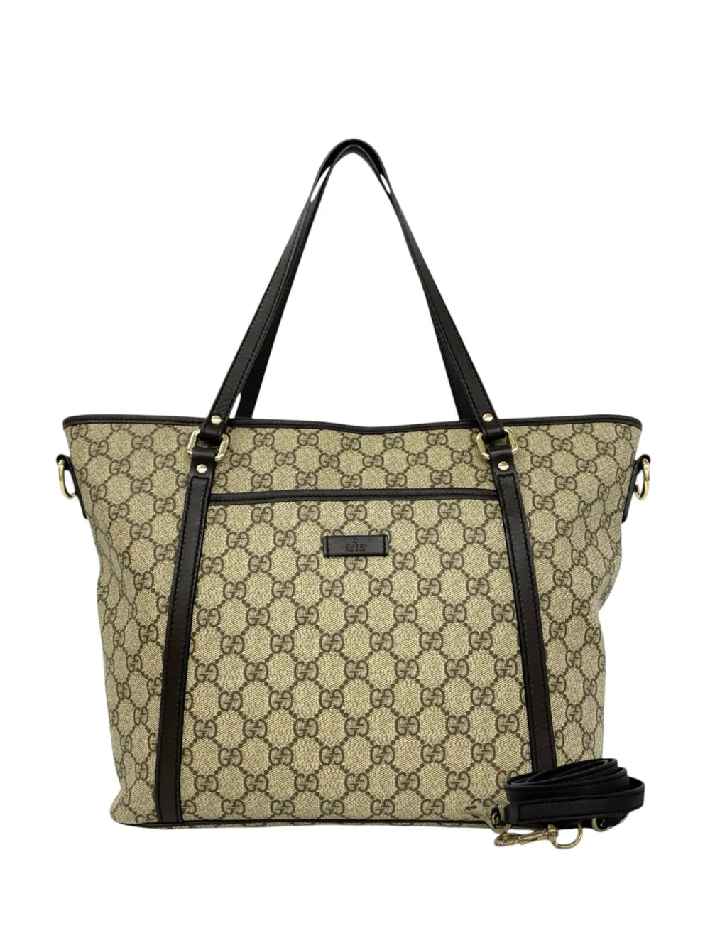 Gucci Pre-Owned 2000-2015 wandelbare GG Supreme Joy Satchel-Tasche - Nude