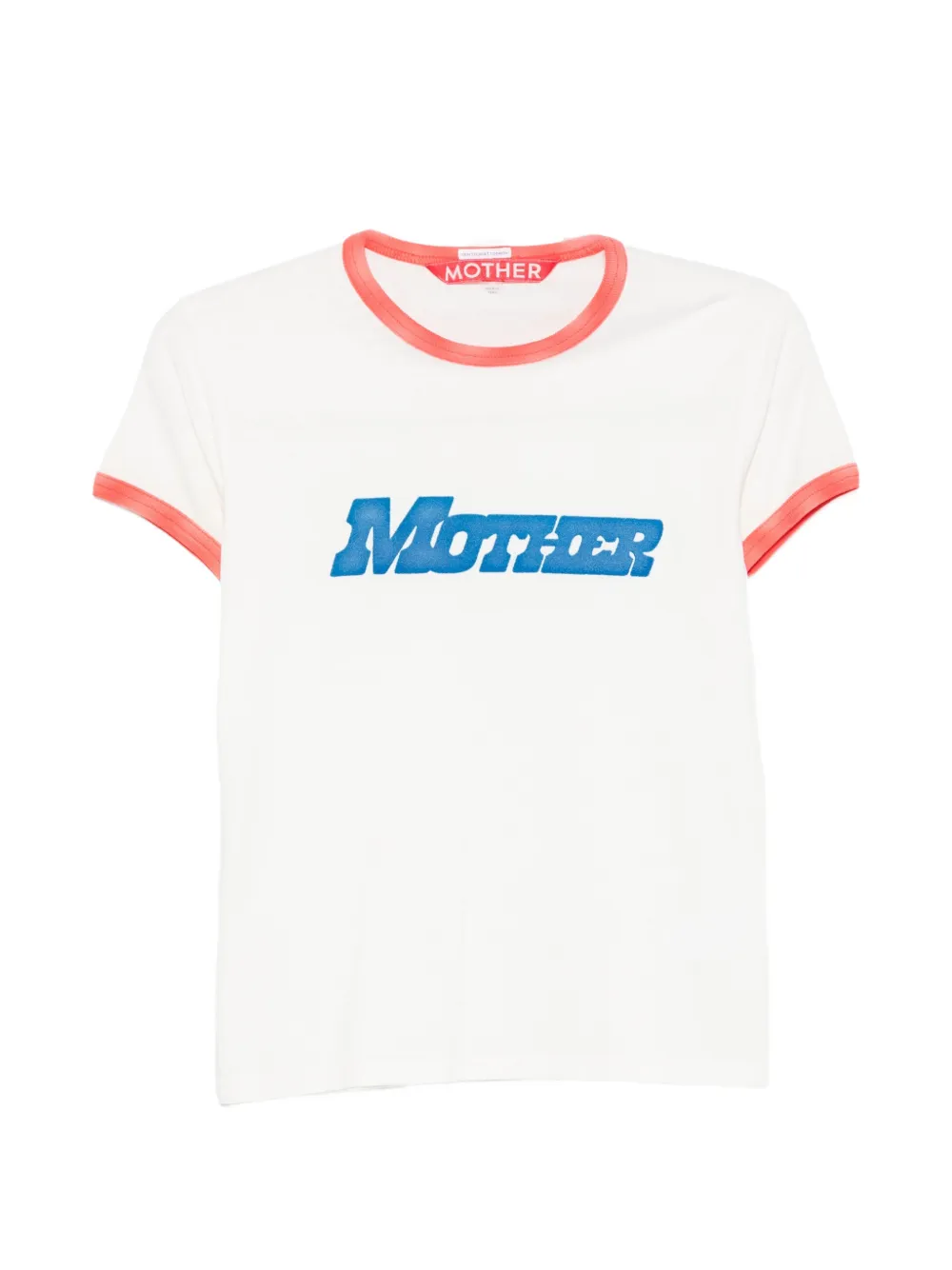 MOTHER logo-print ringer T-shirt