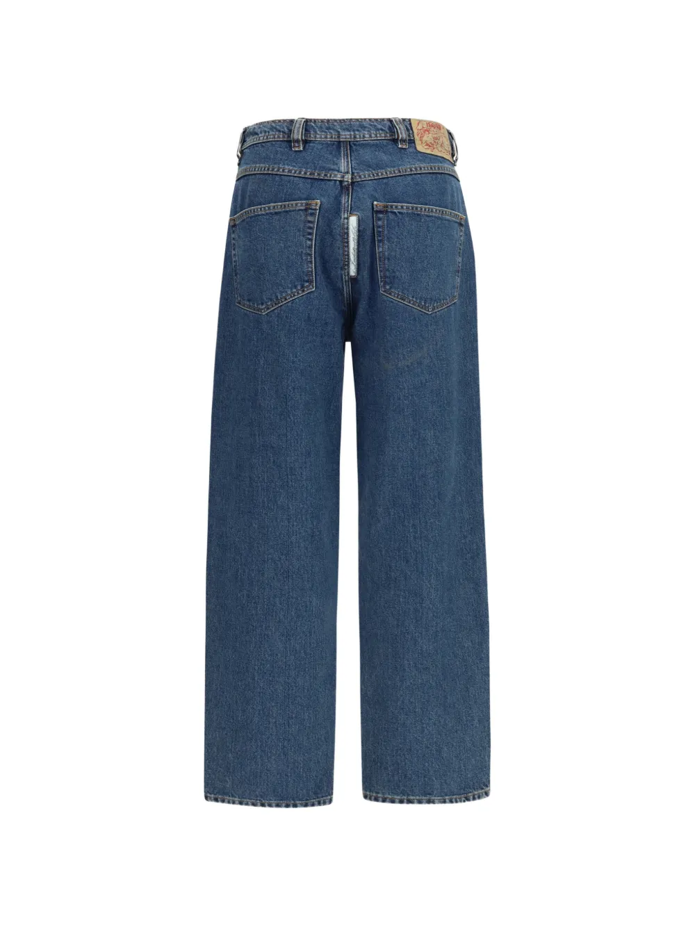 Magliano logo-patch belt-loop jeans Blauw