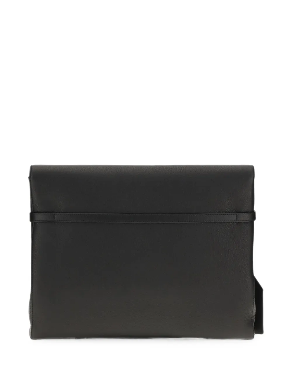 Dolce & Gabbana Leren clutch met hangslot-detail Zwart