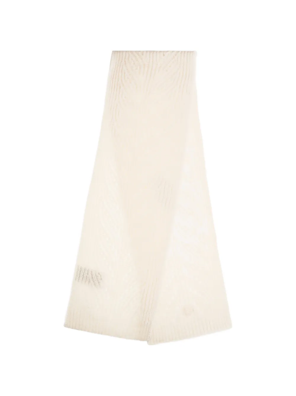 Moncler open-knit scarf Beige