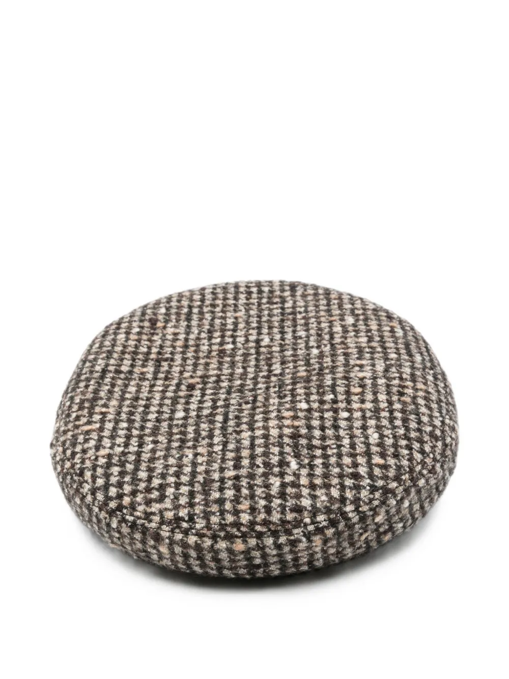 Borsalino Brest tweed baker boy hat Bruin