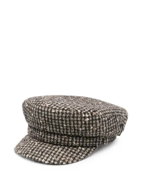 Borsalino Brest tweed baker boy hat
