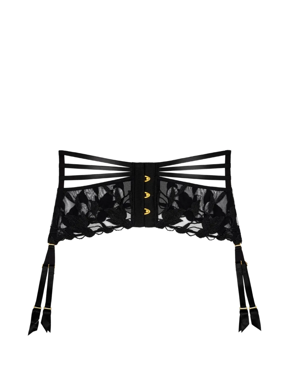 Aubade Night at Paradise embroidered waist cincher