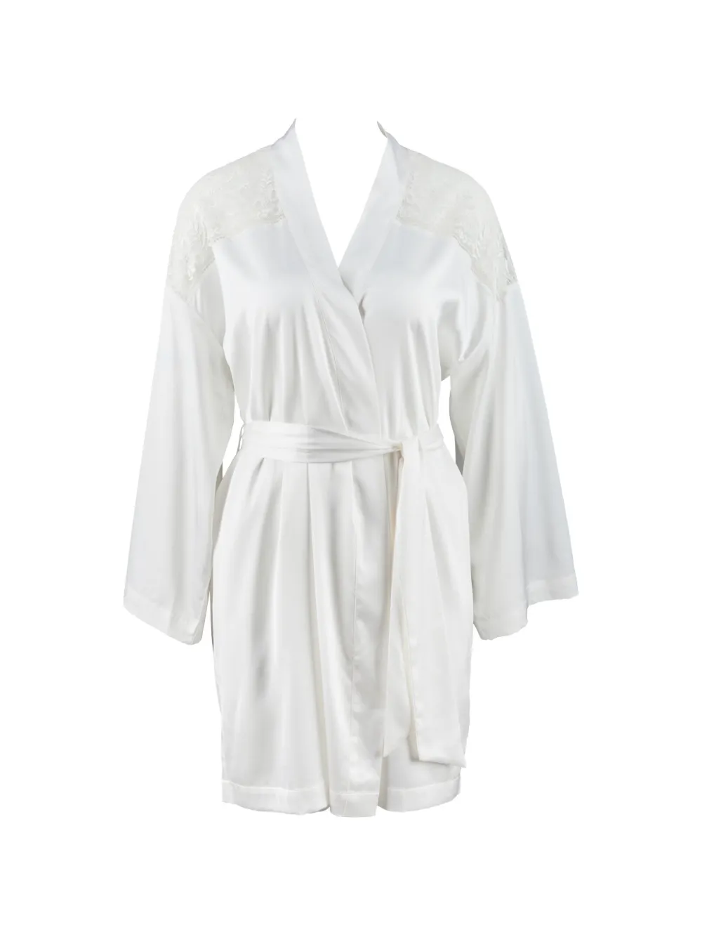 Aubade lace-panelled Midnight Whisper dressing gown