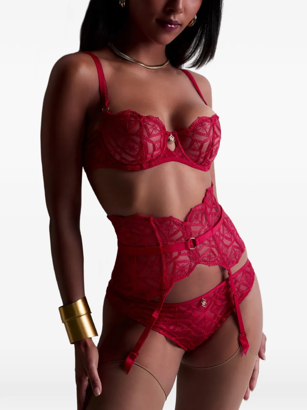 Aubade Sense Of Illusion tailleband Rood