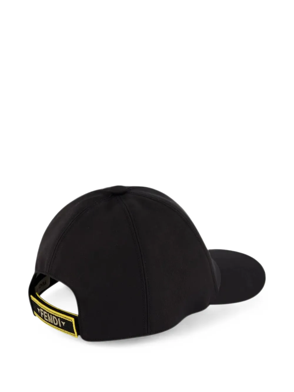 Fendi Kids Honkbalpet met logopatch Zwart