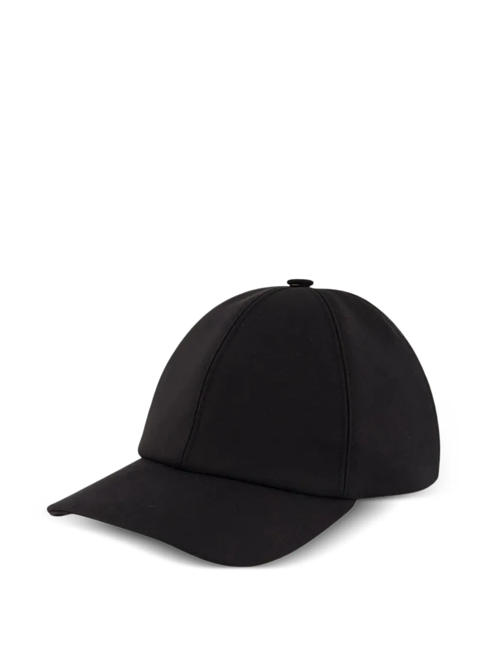 Fendi Kids logo-patch baseball cap - Nero