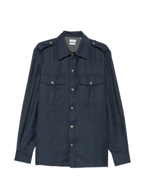 Brunello Cucinelli camisa con botones