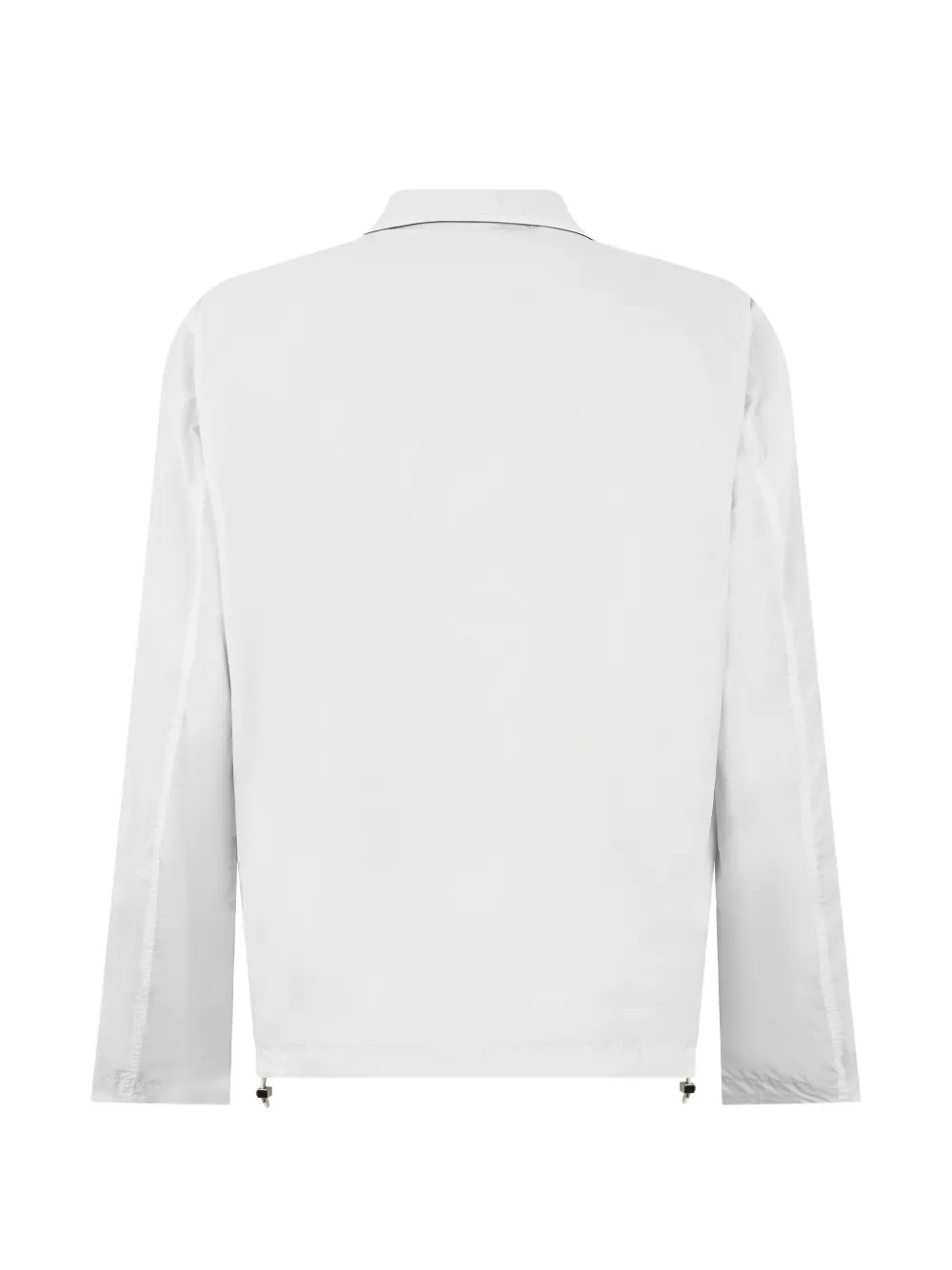 Herno Button-up shirtjack met opgestikte zak Wit
