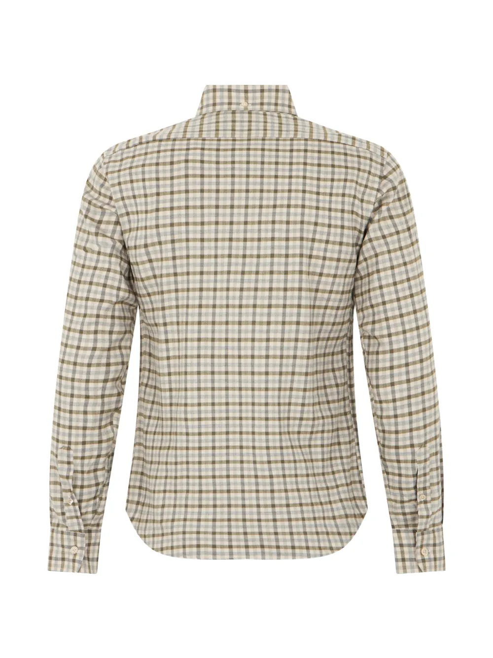 Fedeli Geruit overhemd Beige