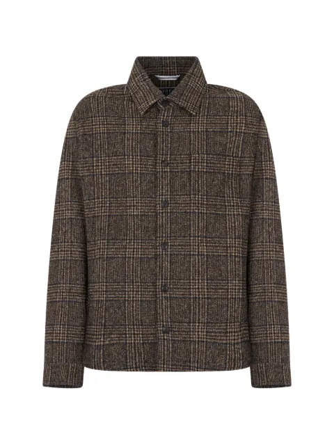 Fedeli plaid-check button-up jacket