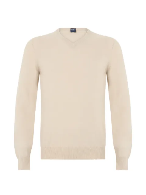 Fedeli kashmirsweater med V-hals