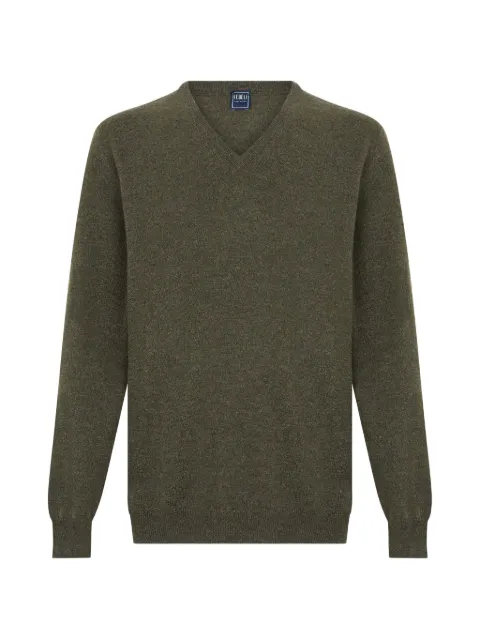 Fedeli Suéter de cashmere gola V