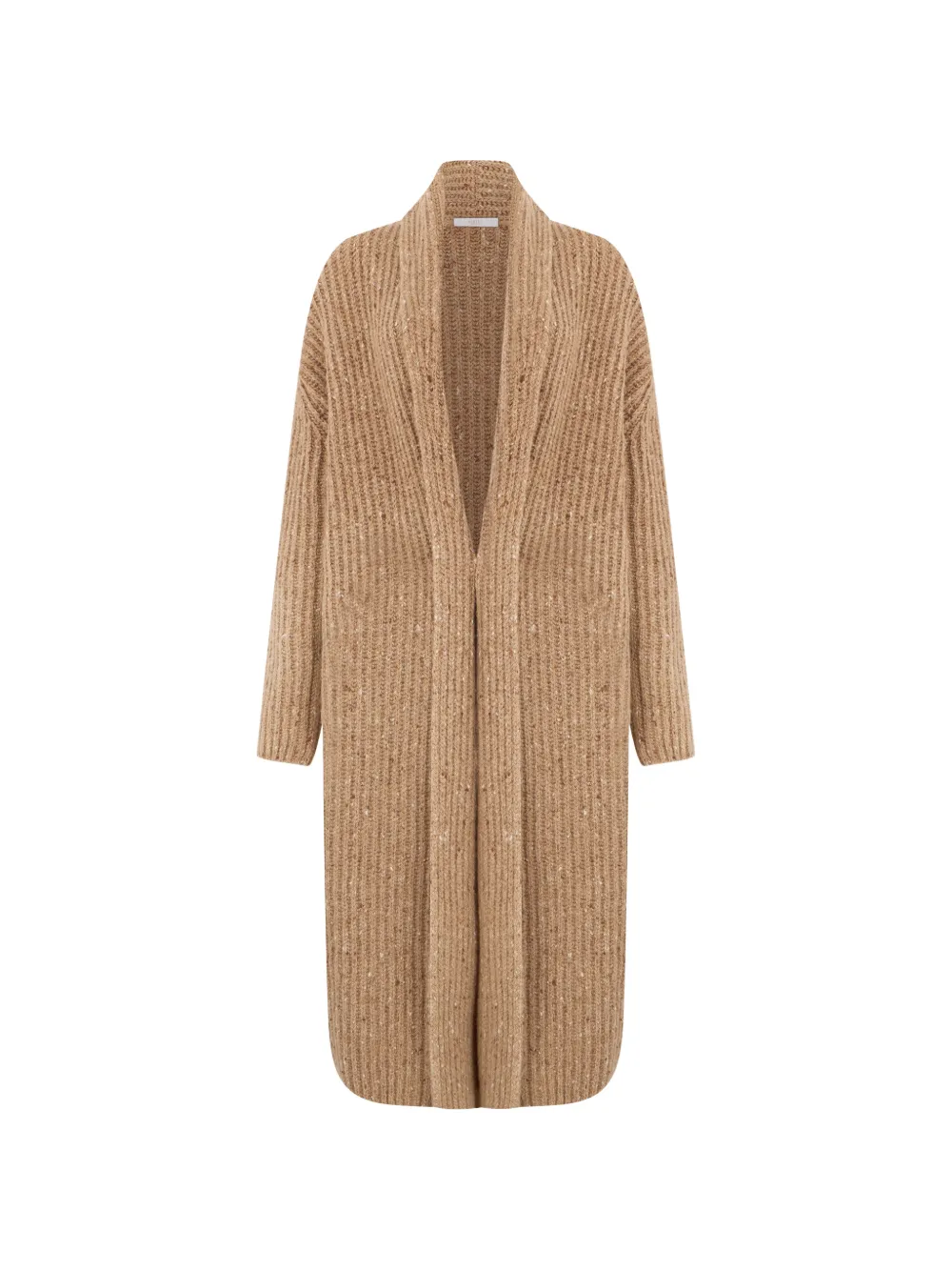 Fedeli ribbed-knit cashmere cardigan - Brown