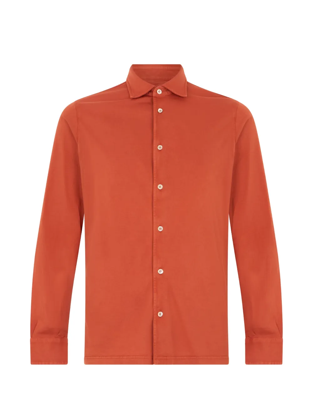 Fedeli long-sleeve cotton shirt