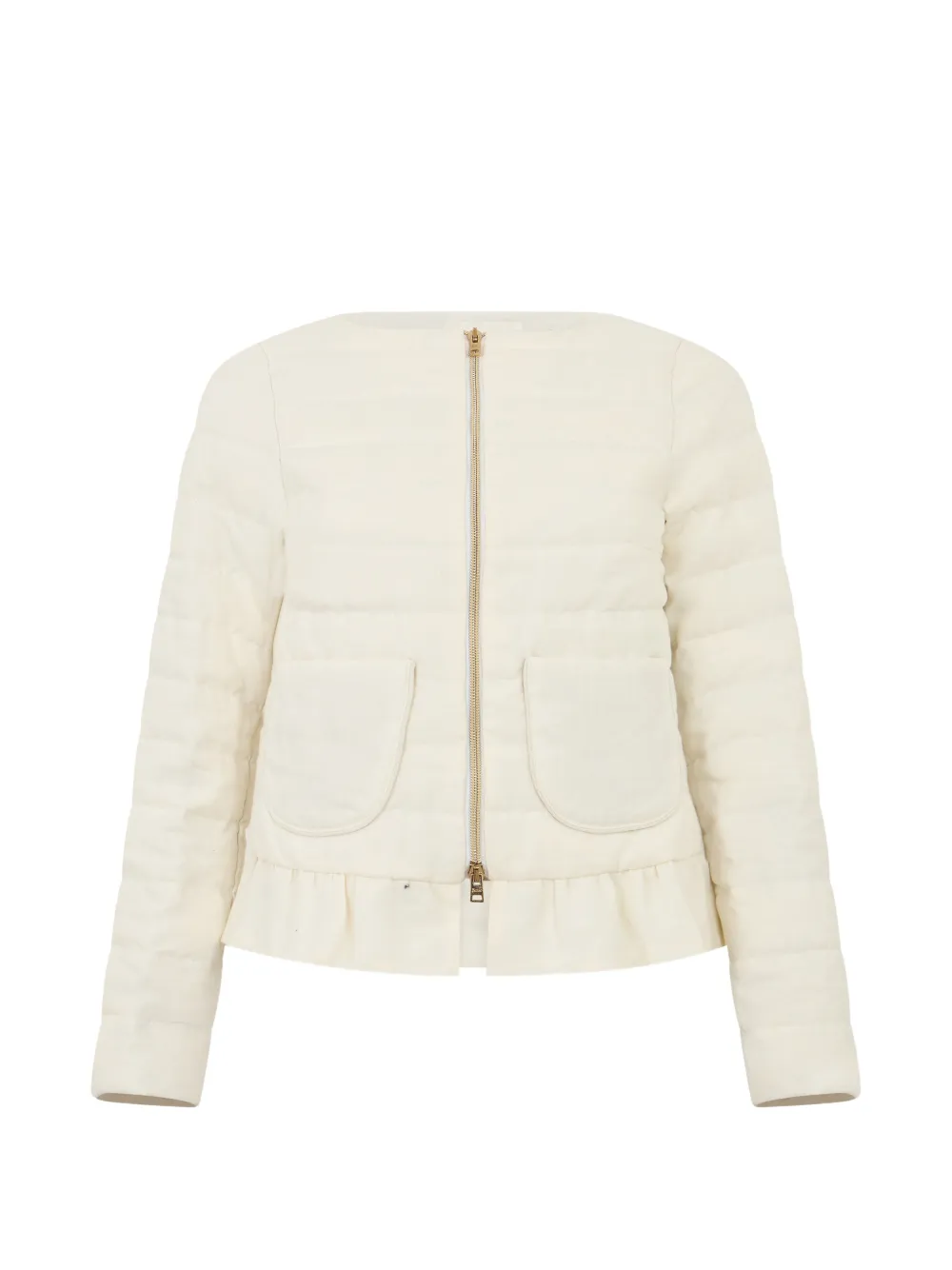 Herno quilted ruffled jacket · 36
