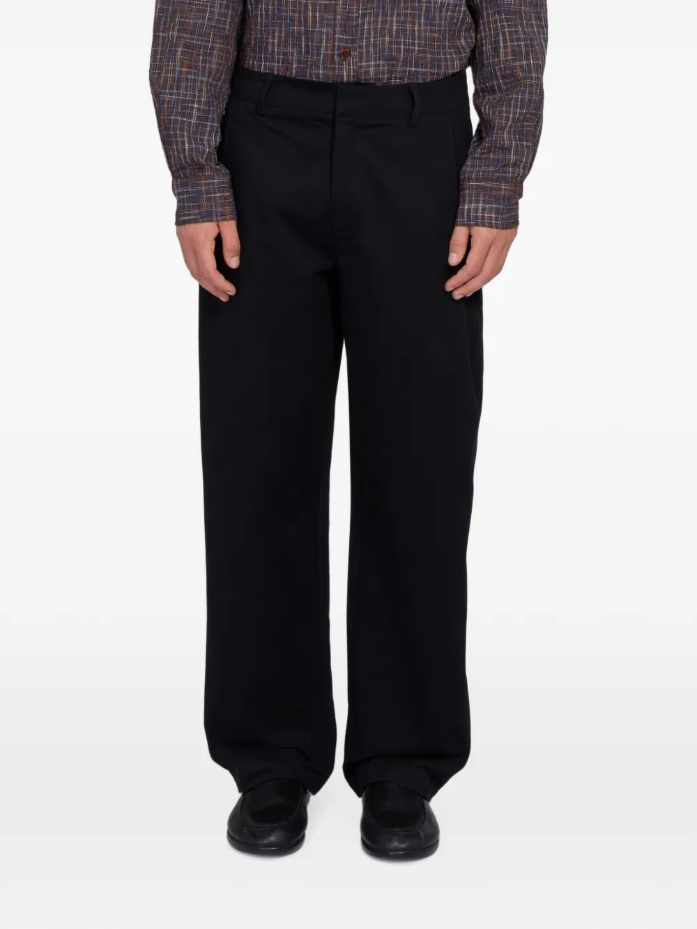 Minimum Julian Wide-leg Trousers In Black