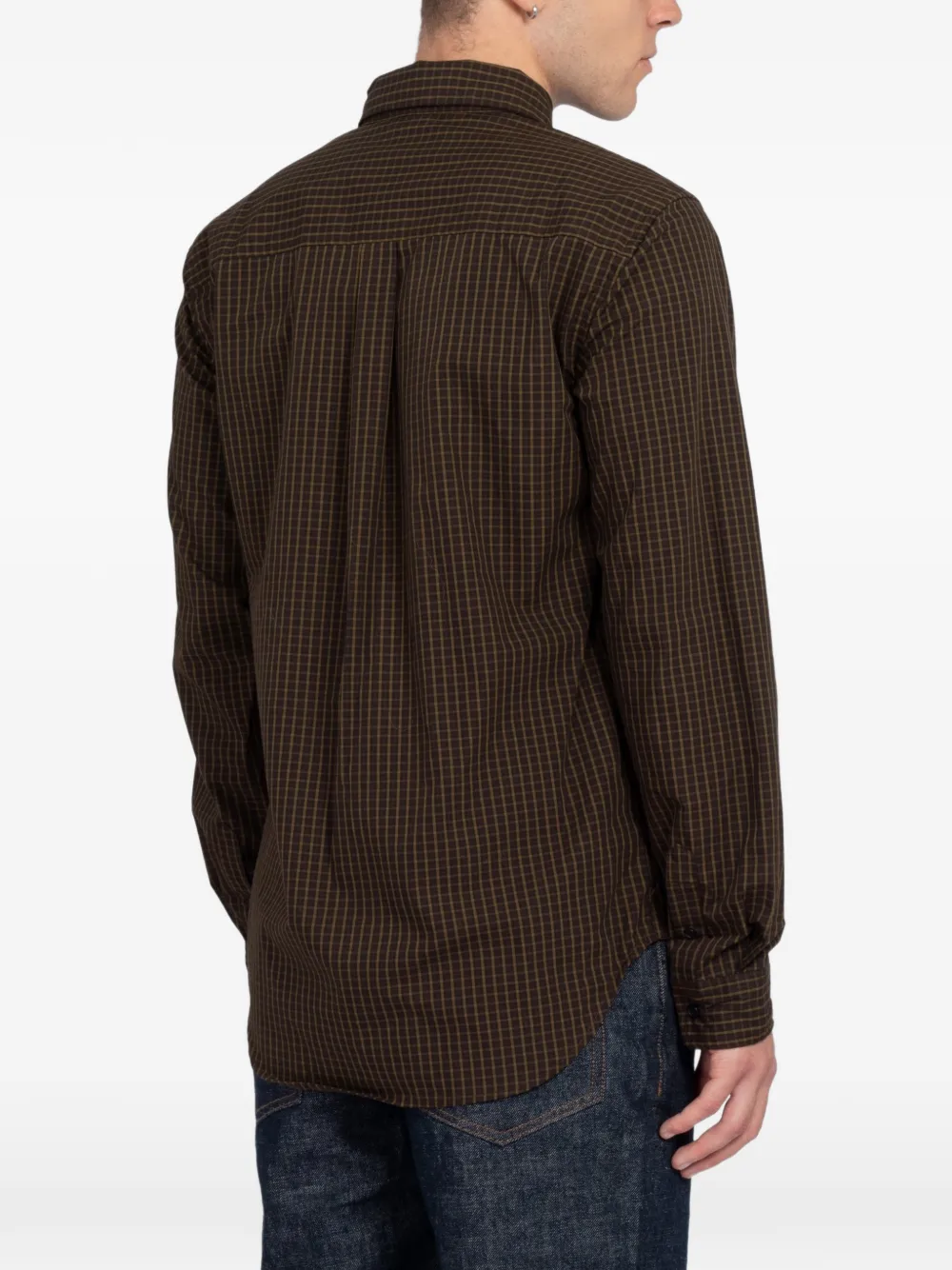 MINIMUM Colt check-print shirt Bruin