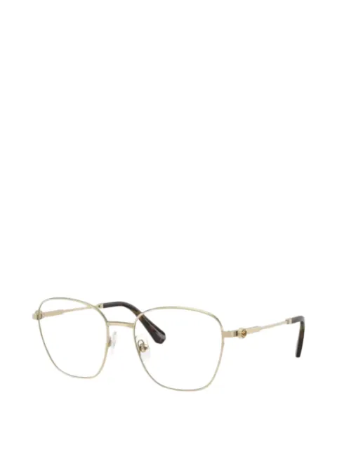 Swarovski lentes con armazón geométrica