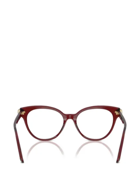 Swarovski crystal-embellished cat-eye glasses