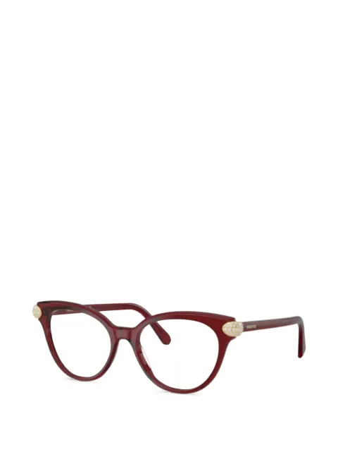 Swarovski crystal-embellished cat-eye glasses