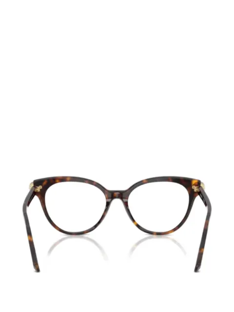 Swarovski tortoiseshell-effect crystal-embellished glasses